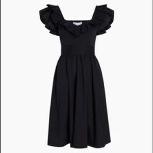 Hill House - Ava Dress - Black Poplin - Black Poplin